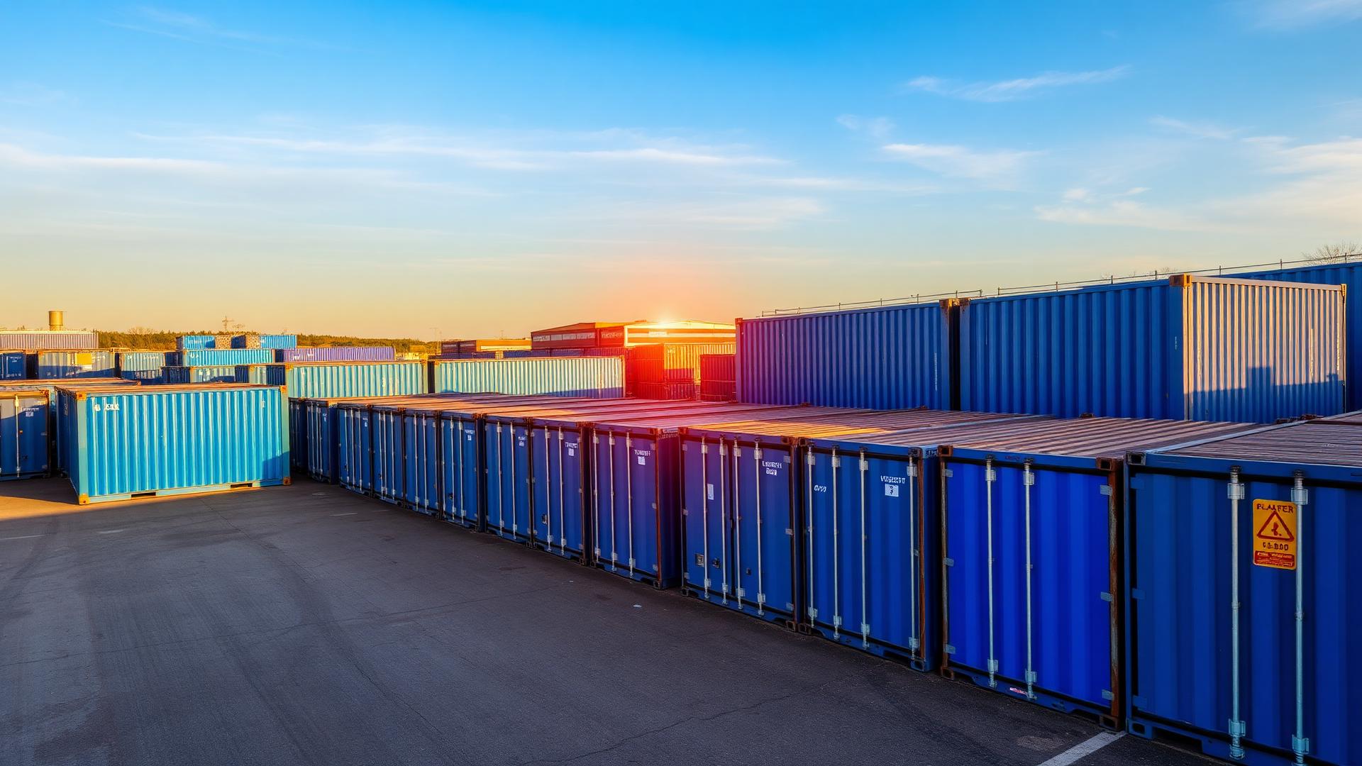 Containers marítimos para almacenamiento en el Mercado Central